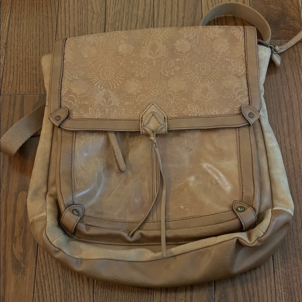 The Sak Tan Leather Backpack